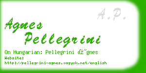 agnes pellegrini business card